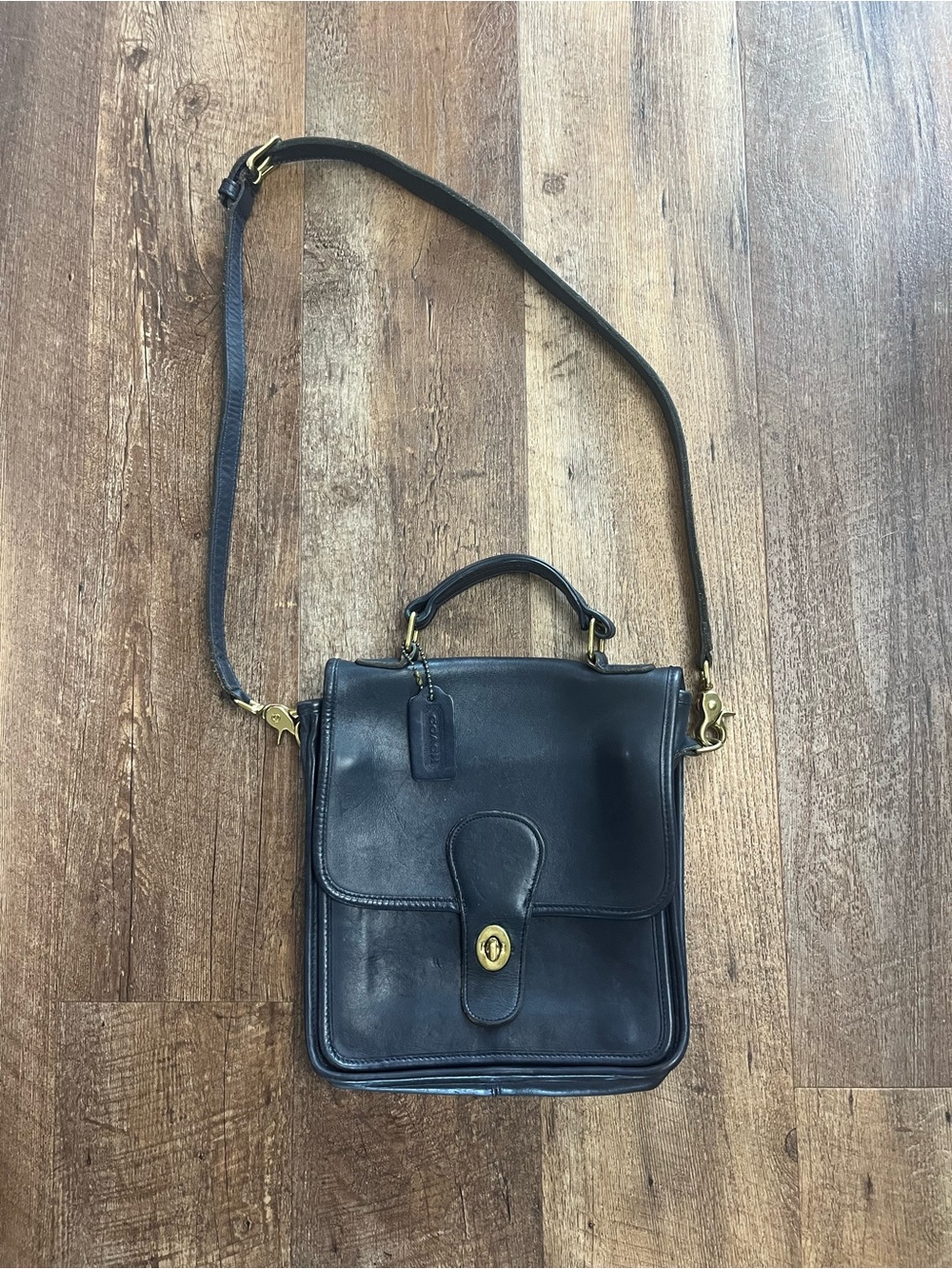 Vintage coach station bag